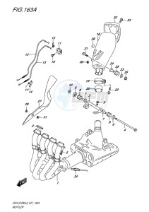 GSX-S 1000 drawing MUFFLER