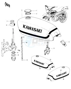 F11 (-A) 250 drawing FUEL TANK -- F11- -