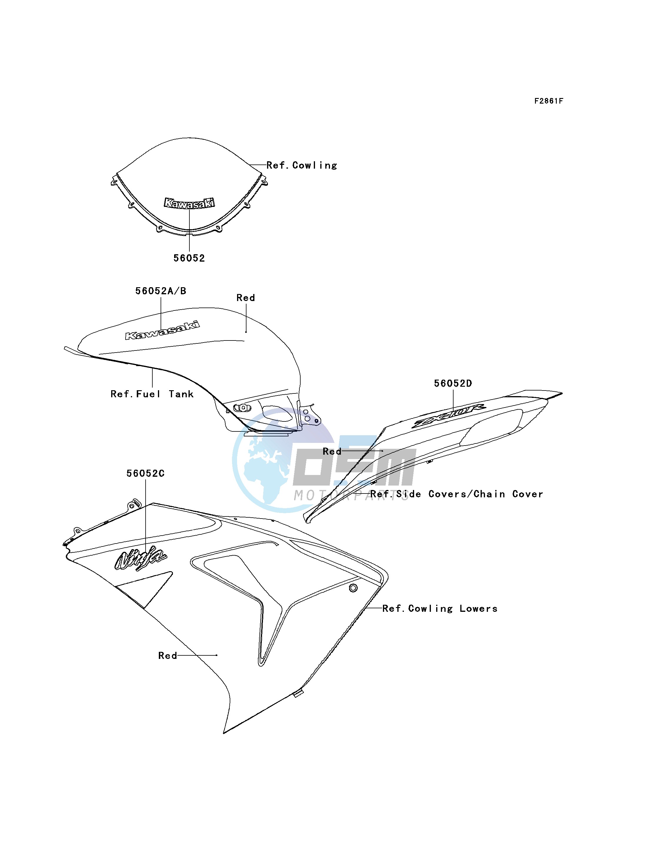 DECALS-- RED- --- D7F- --- CA,US- -