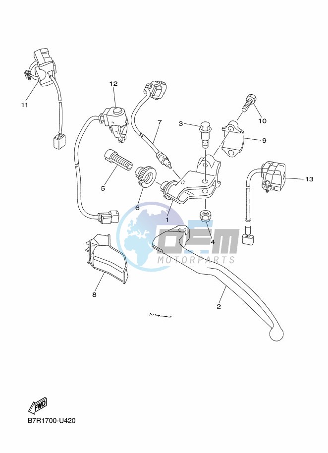 HANDLE SWITCH & LEVER