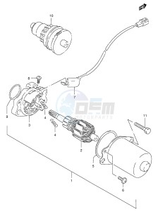 AE50 (E71) drawing STARTING MOTOR