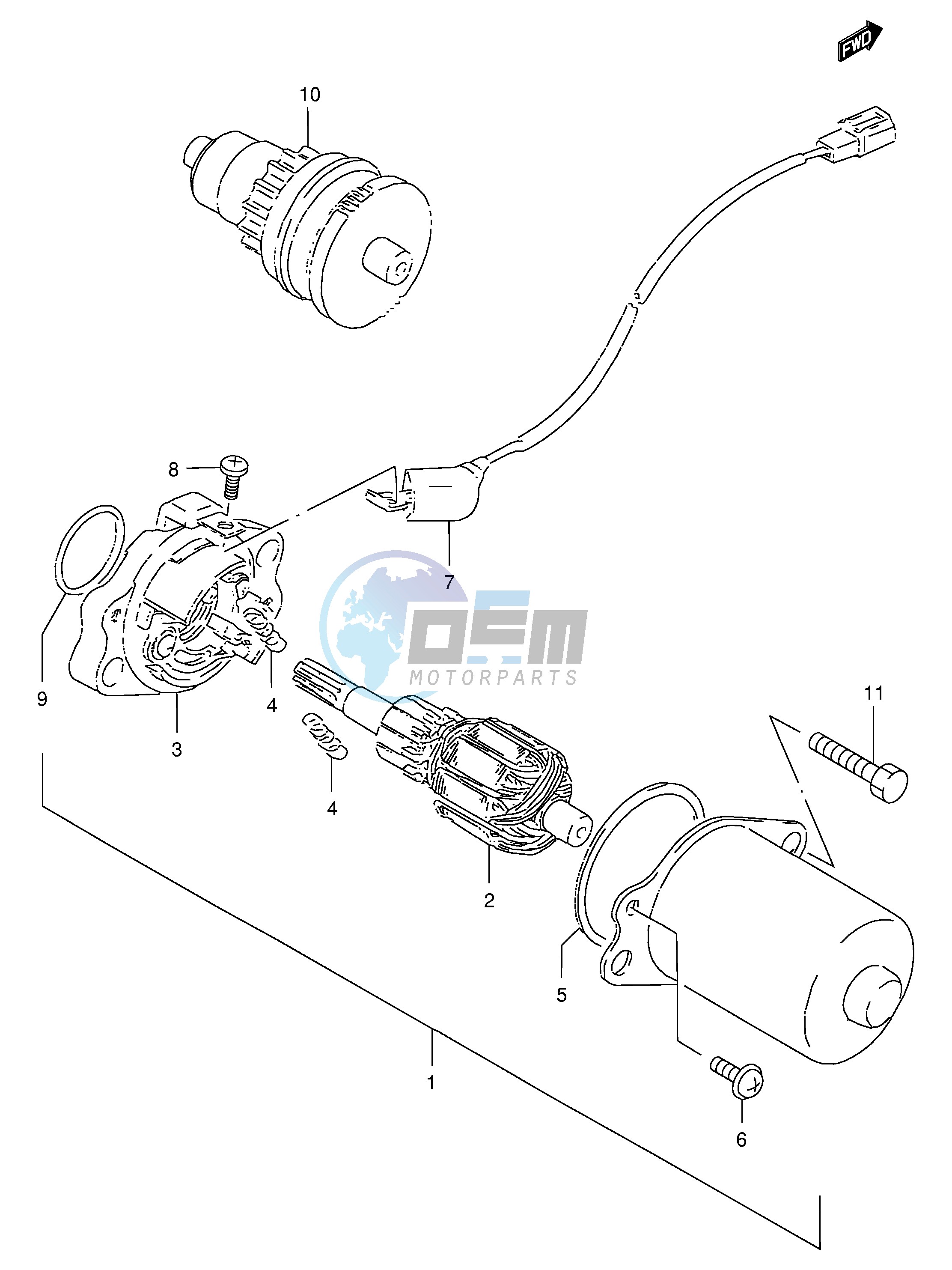 STARTING MOTOR