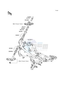 EX 650 C [NINJA 650R] (C9F) C9F drawing FRAME