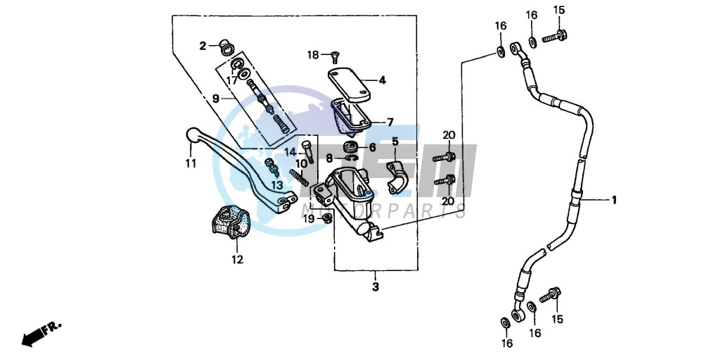 FR. BRAKE MASTER CYLINDER (2)