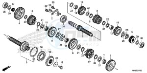 CBR1000SG CBR1000 - Fireblade SP Europe Direct - (ED) drawing TRANSMISSION