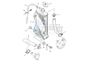 YZ N-LW 80 drawing RADIATOR-HOSE