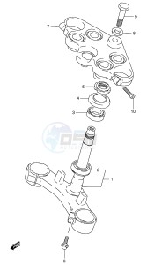 GSX750F (E4) drawing STEERING STEM