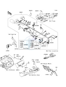 ZR 1000 B [Z1000] (7F-8F) B7F drawing CHASSIS ELECTRICAL EQUIPMENT