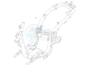 LIBERTY 125 IGET 4T 3V IE E4 ABS (EMEA) drawing Frame/bodywork