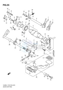 VL800 (E3-E28) VOLUSIA drawing GEAR SHIFTING