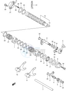 LT-A500F (P28-P33) drawing GEAR SHIFTING