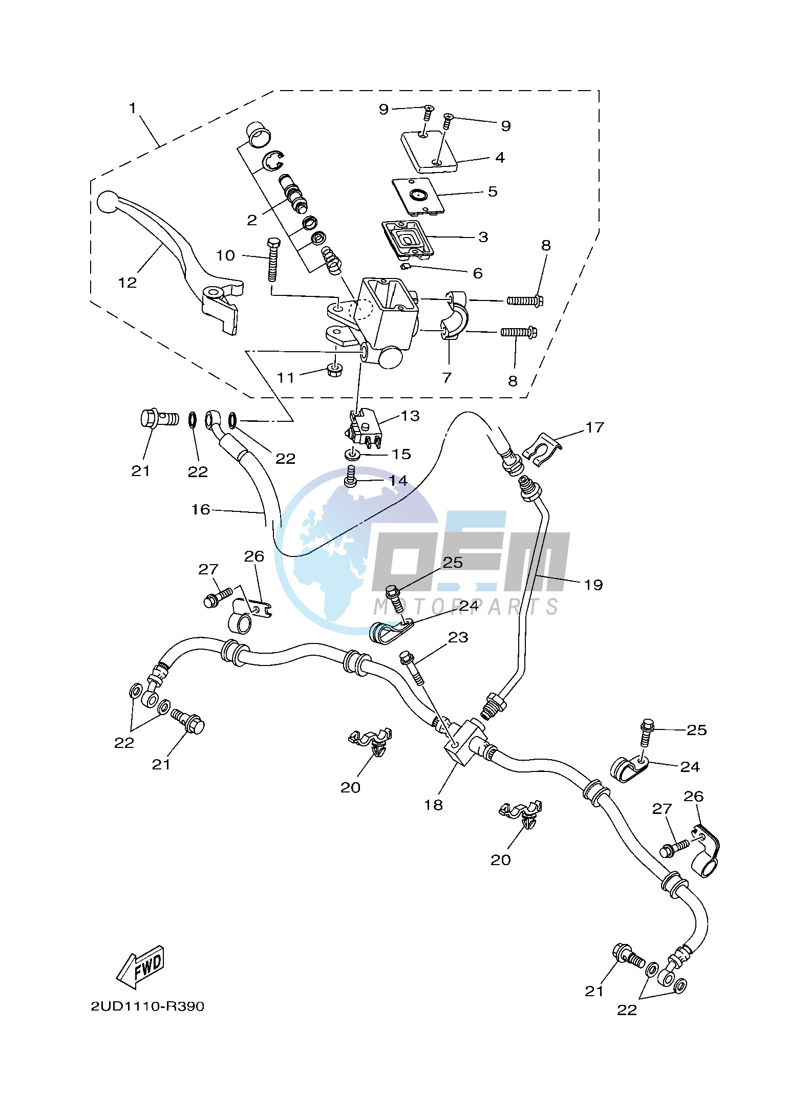 FRONT MASTER CYLINDER