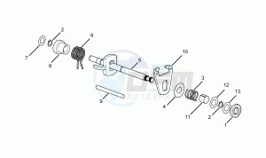 RS 50 drawing Gear box selector