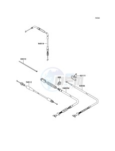 KVF750 4x4 KVF750LCF EU GB drawing Cables