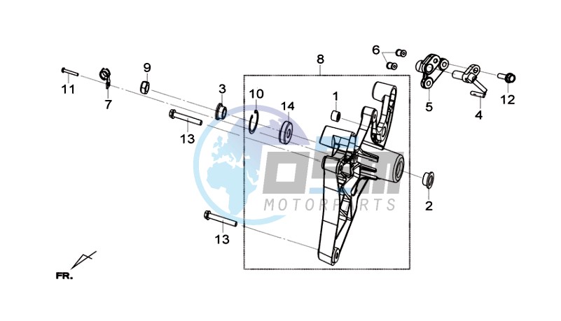 REAR FORK - REAR SUSPENSION