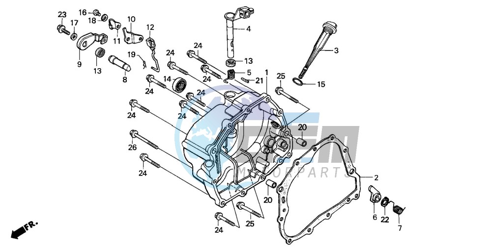 RIGHT CRANKCASE COVER