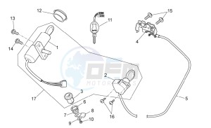 SR 50 H2O new ie AND carb. drawing Lock hardware kit