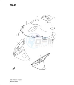 GSX-R1000 drawing BODY COWL COVER