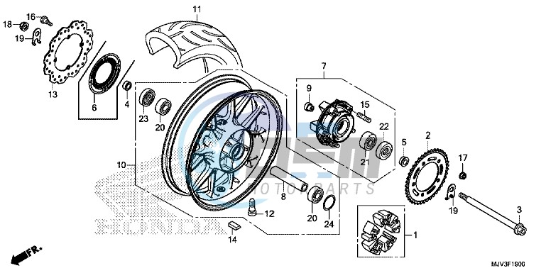 REAR WHEEL