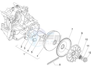 Liberty 50 4t Sport drawing Driving pulley