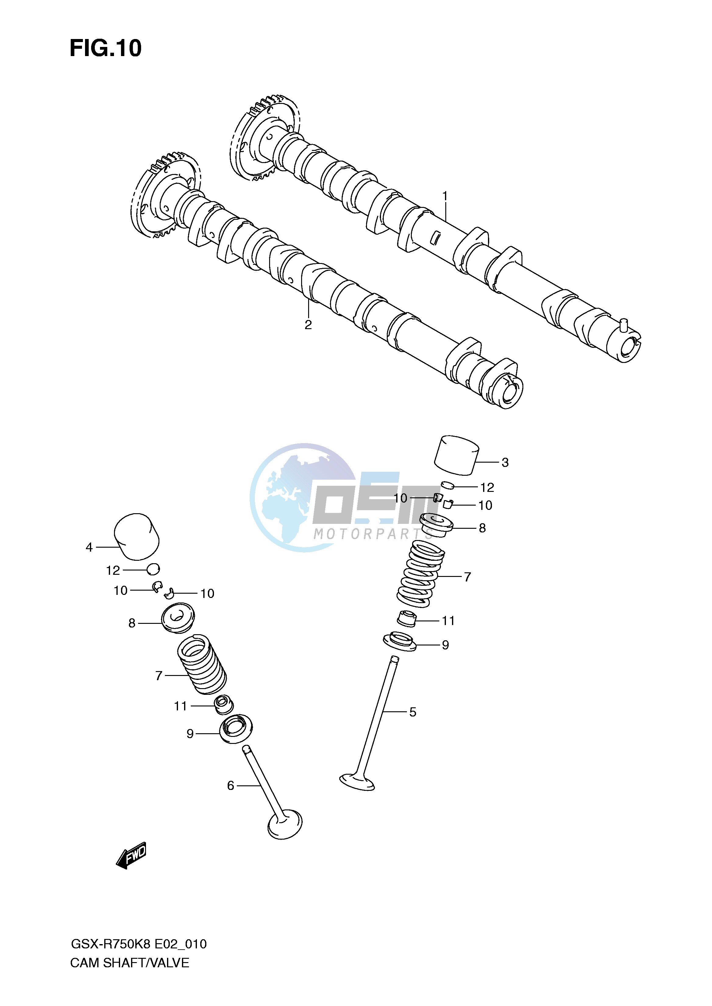 CAM SHAFT - VALVE