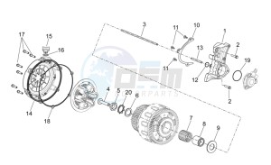 Dorsoduro 750 drawing Clutch i