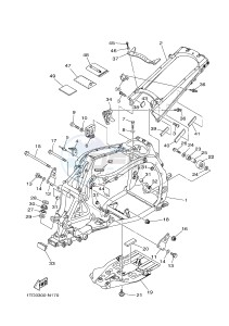 YFZ450R YFZ45YSXJ (BW29) drawing FRAME