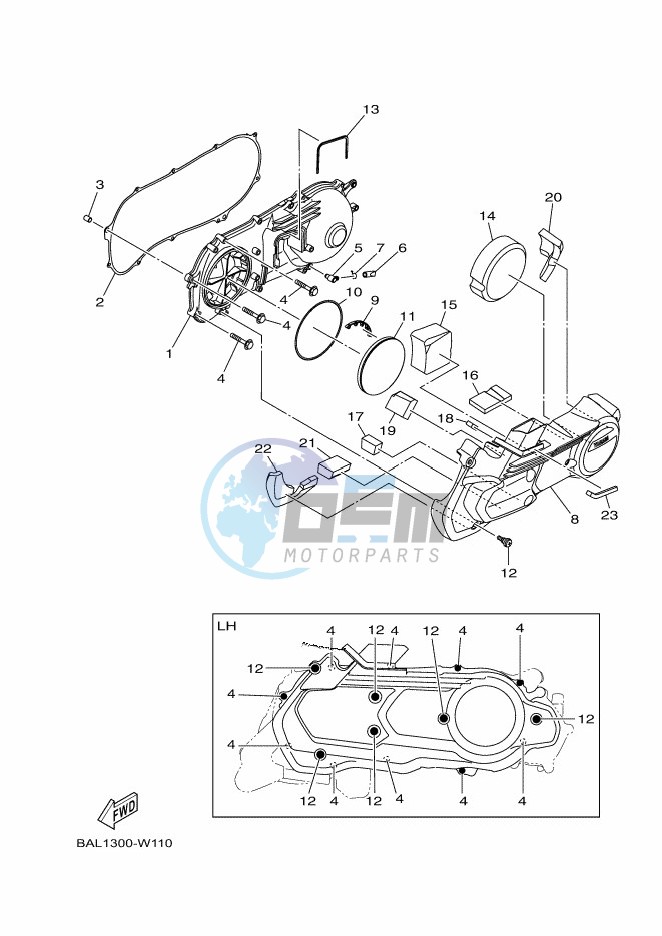 FRONT MASTER CYLINDER