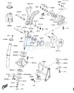 JF 650 A [X2] (A1-A2) [X2] drawing HANDLE POLE -- JF650-A1- -