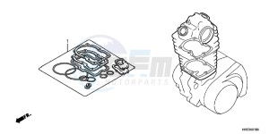 TRX420FM2E TRX420 Europe Direct - (ED) drawing GASKET KIT A