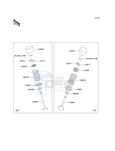 ZR 1000 B [Z1000 EUROPEAN] (B7F-B9F) B7F drawing VALVE-- S- -