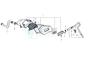 Zip 50 drawing Secondary air cleaner