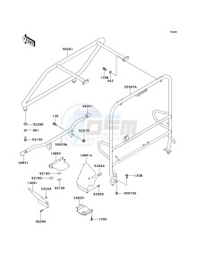 KAF 620 C [MULE 2500] (C6) [MULE 2500] drawing GUARDS_CAB FRAME