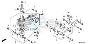 VFR1200XDC drawing REAR CUSHION