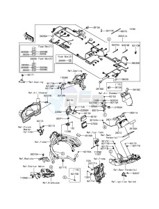 NINJA H2R ZX1000PGF EU drawing Chassis Electrical Equipment