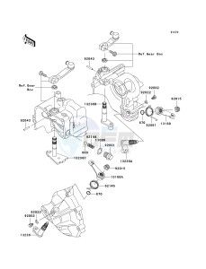 KAF 620 J [MULE 3010 TRANS 4X4] (J1) J1 drawing GEAR CHANGE MECHANISM