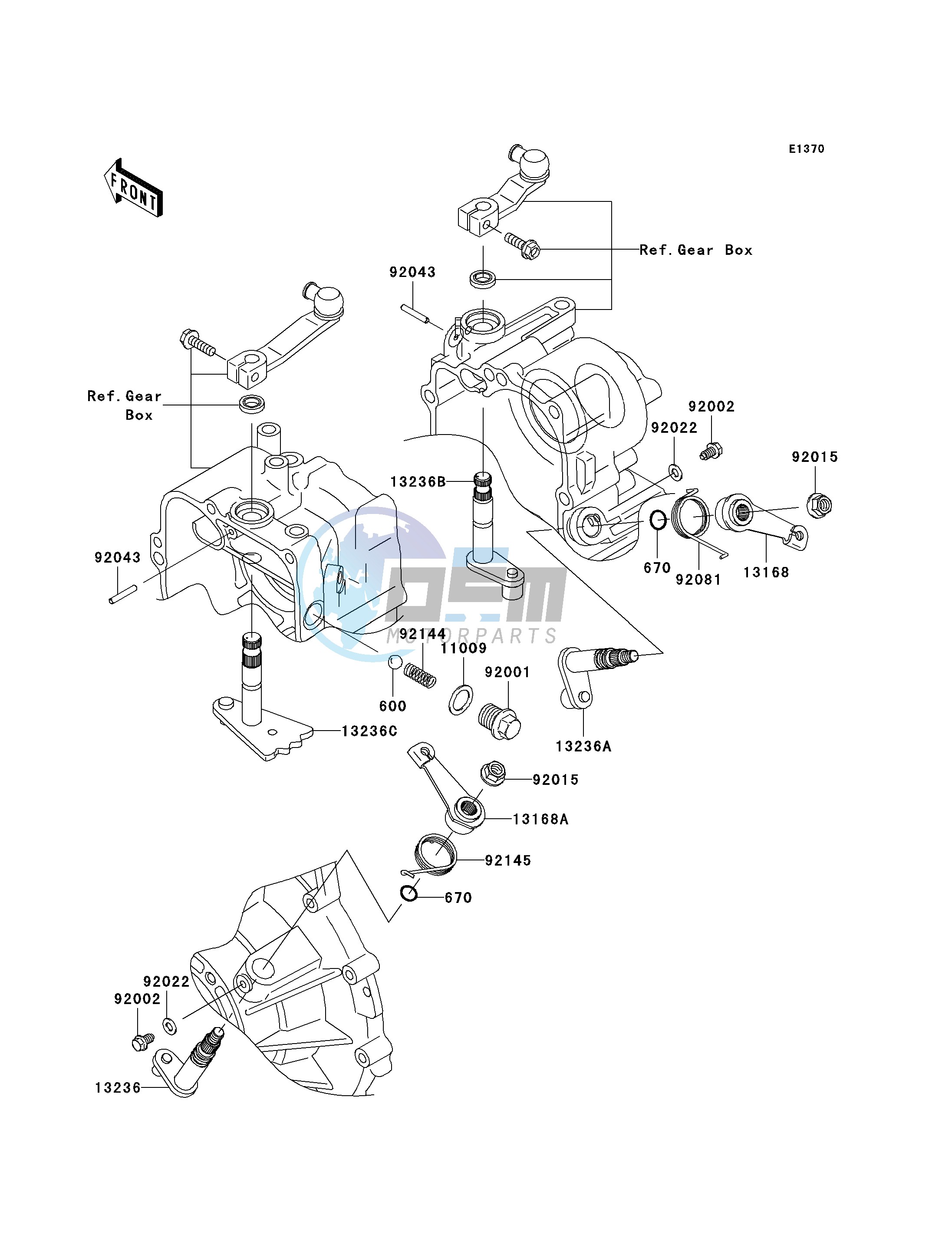 GEAR CHANGE MECHANISM