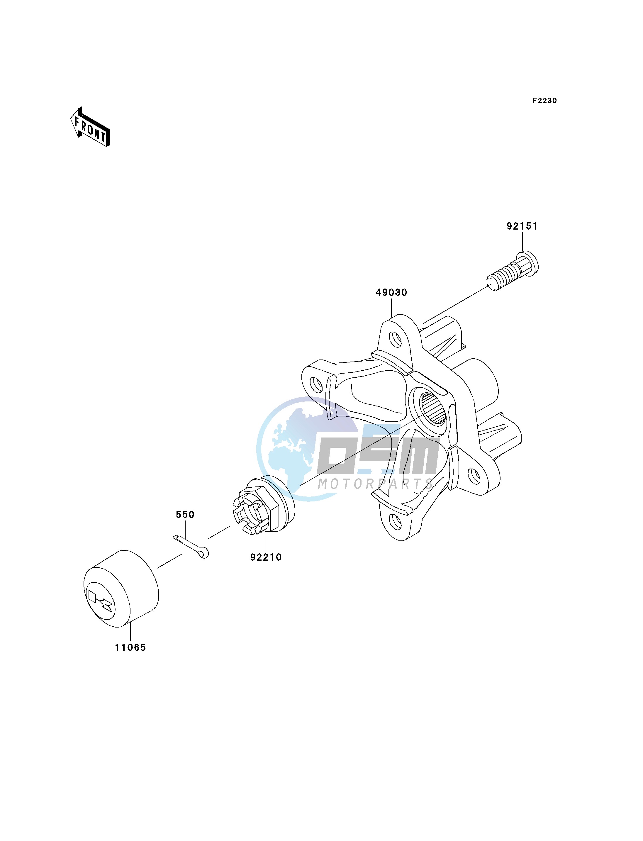 FRONT HUB