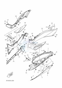 CZD250-A  (B8Y3) drawing STAND & FOOTREST 2