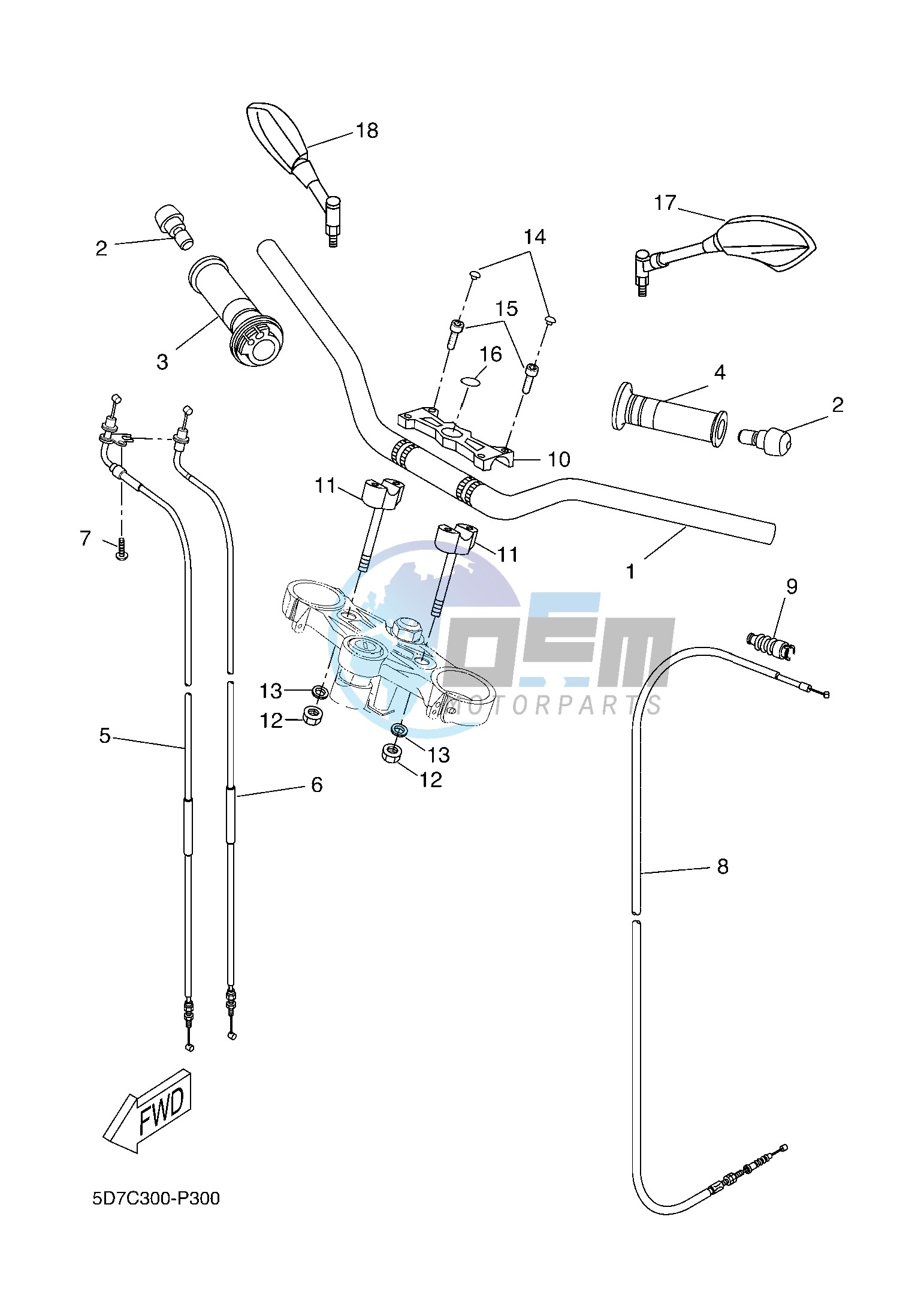 STEERING HANDLE & CABLE