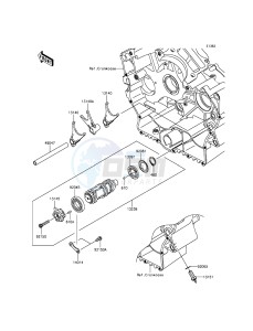 VULCAN 900 CLASSIC VN900BFFA GB XX (EU ME A(FRICA) drawing Gear Change Drum/Shift Fork(s)