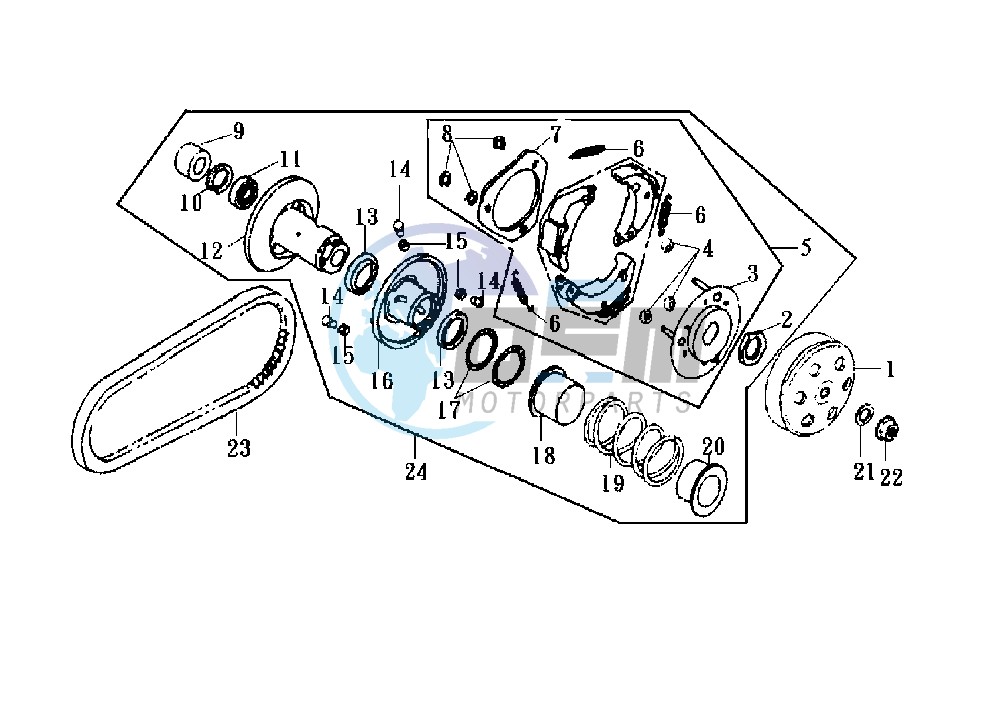 DRIVEN PULLEY