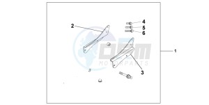 VT750DCB SHADOW SPIRIT drawing BACKREST STAY