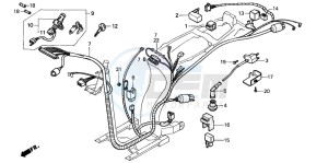 SH50D SCOOPY drawing WIRE HARNESS