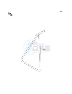 KX125 KX125M7F EU drawing Stand(s)