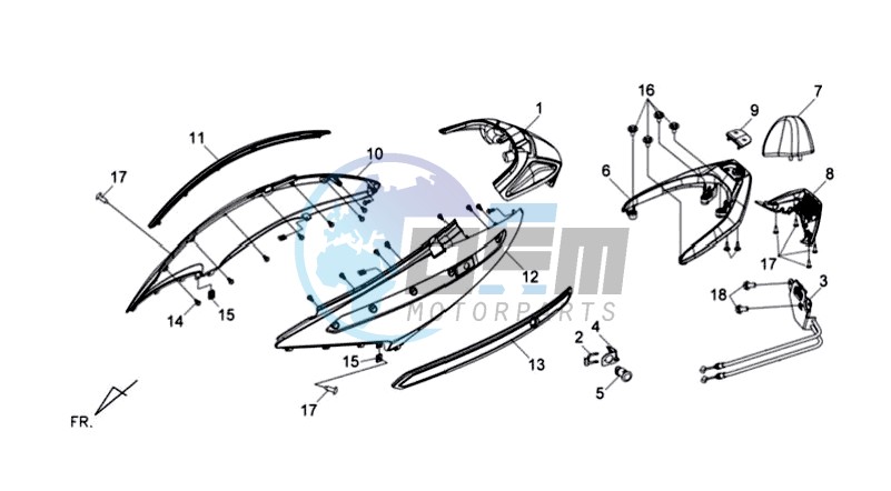 COWLING / TAIL LIGHT