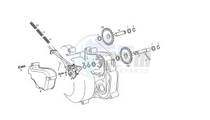 SENDA R X-TREM - 50 CC VTHSR1D1A EU2 drawing OIL PUMP