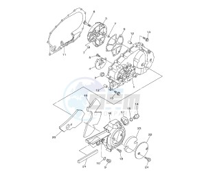 XP T-MAX ABS 500 drawing CRANKCASE COVER 1