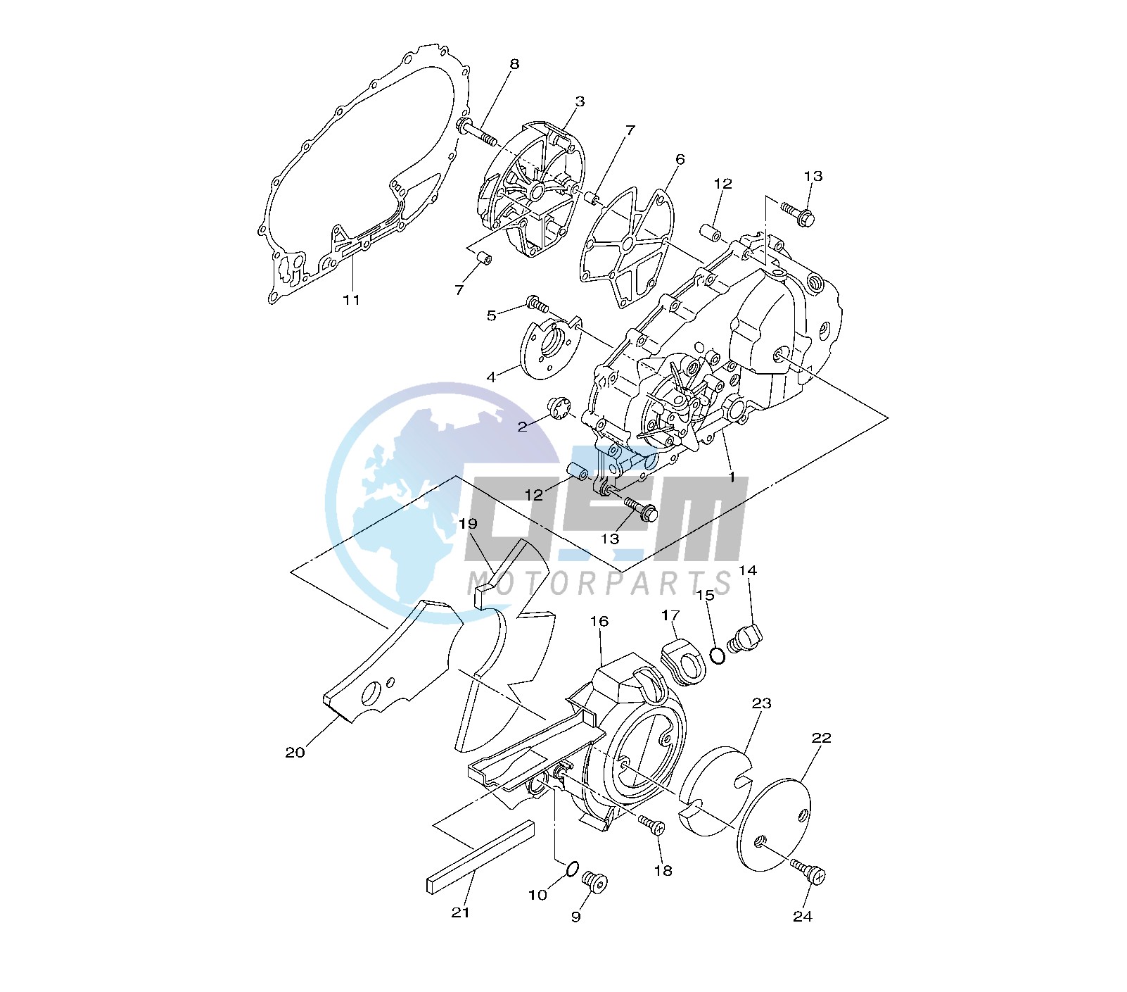 CRANKCASE COVER 1