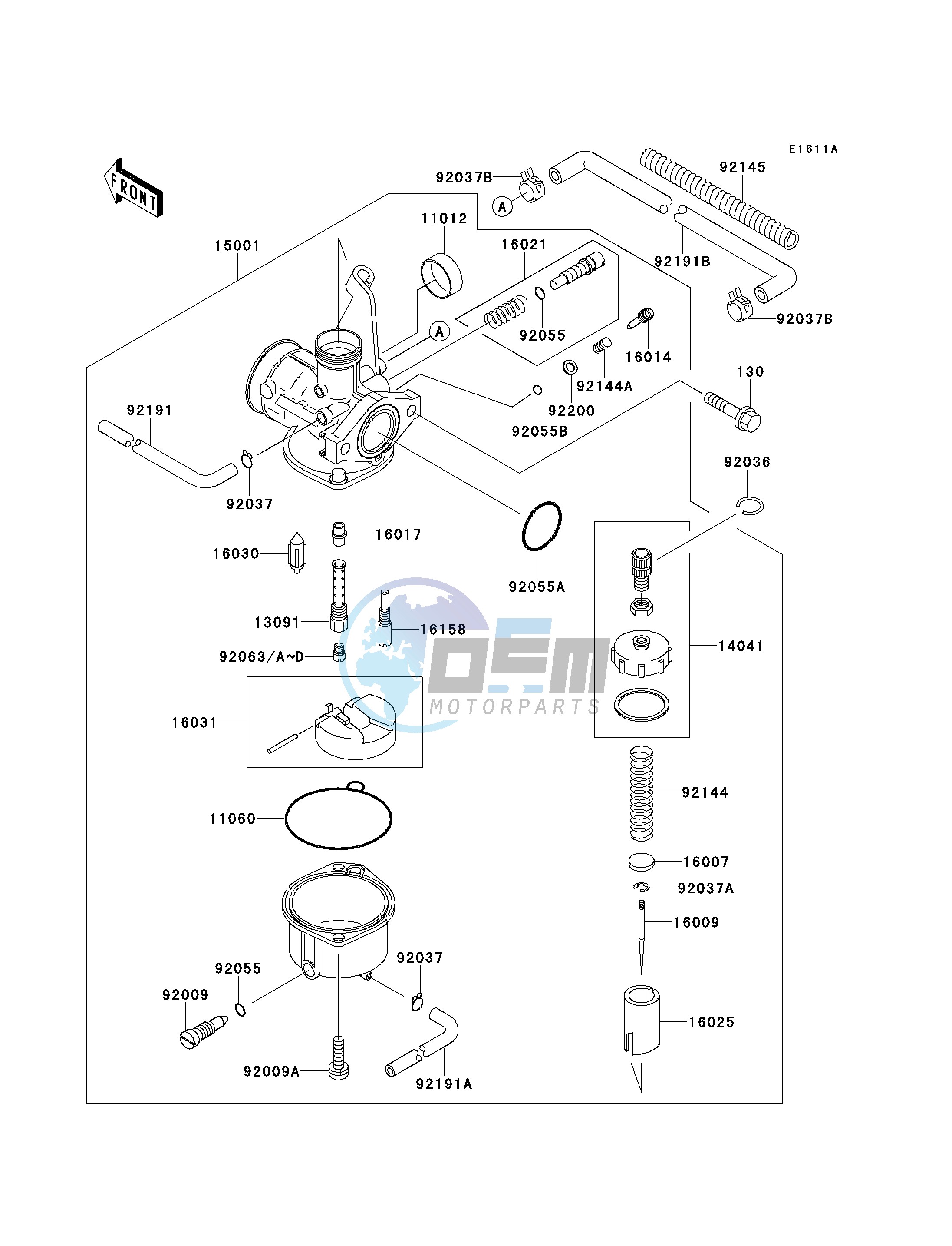 CARBURETOR-- AN110-D3- -